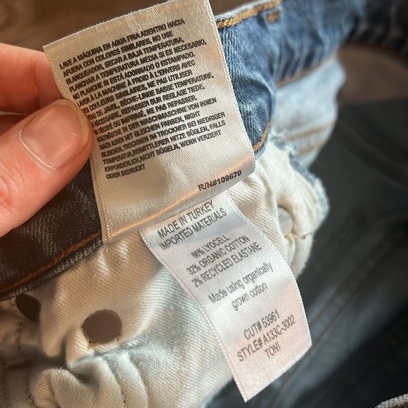 Agolde Toni Mid Rise size 29 Organic Cotton Denim Jeans - Picture 9 of 9